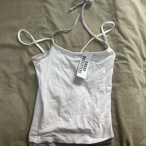 Urban Outfitters White & Grey layered tank